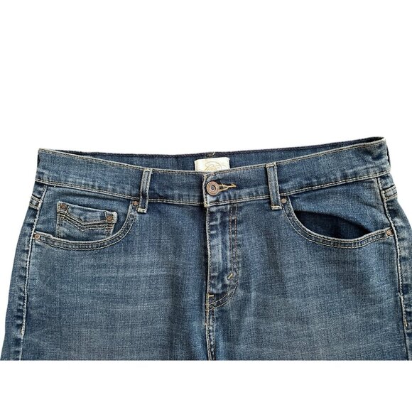 LEVIS 515 Womens Size 8 Cotton Blend Flat Front Denim Blue Jean Shorts - Picture 5 of 8